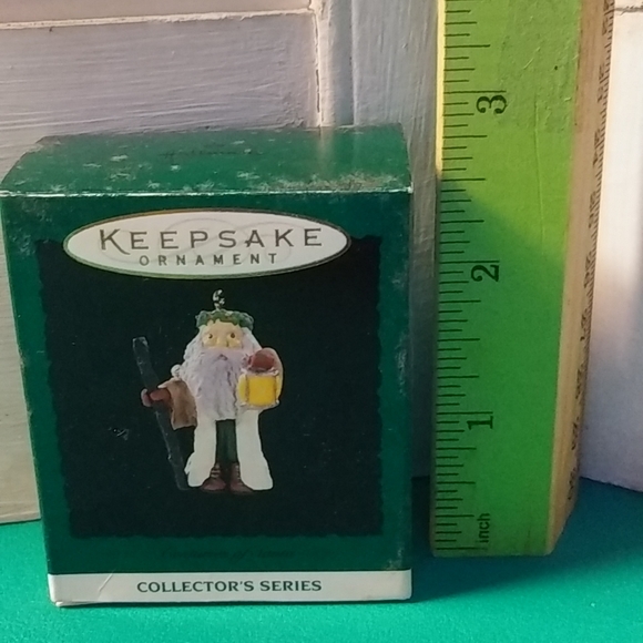 1996 Centuries of Santa Miniature Hallmark Keepsake Christmas Ornament NEW - Picture 1 of 2
